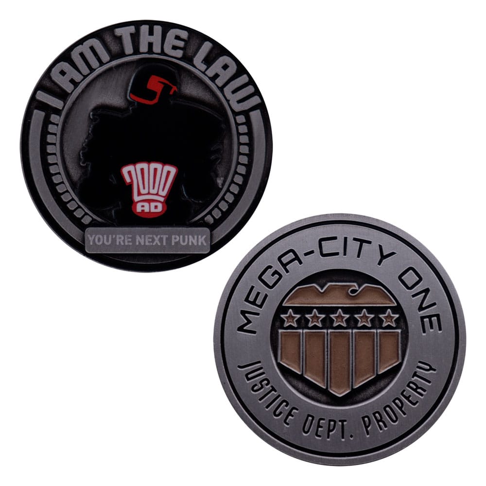 2000 AD Verzamelbare munt Judge Dredd Mega-City One Limited Edition