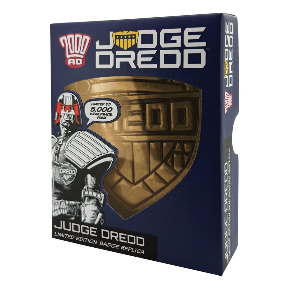 Replica Judge Dredd-badge uit 2000, gelimiteerde editie