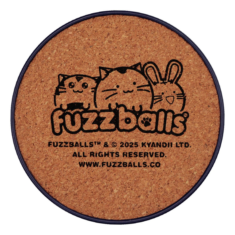 Fuzzballs onderzetter, 4-pack