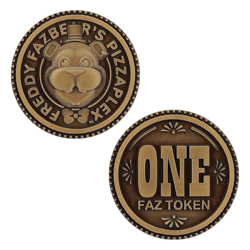 Vijf nachten bij Freddy's verzamelbare munt één Faz Token Limited Edition