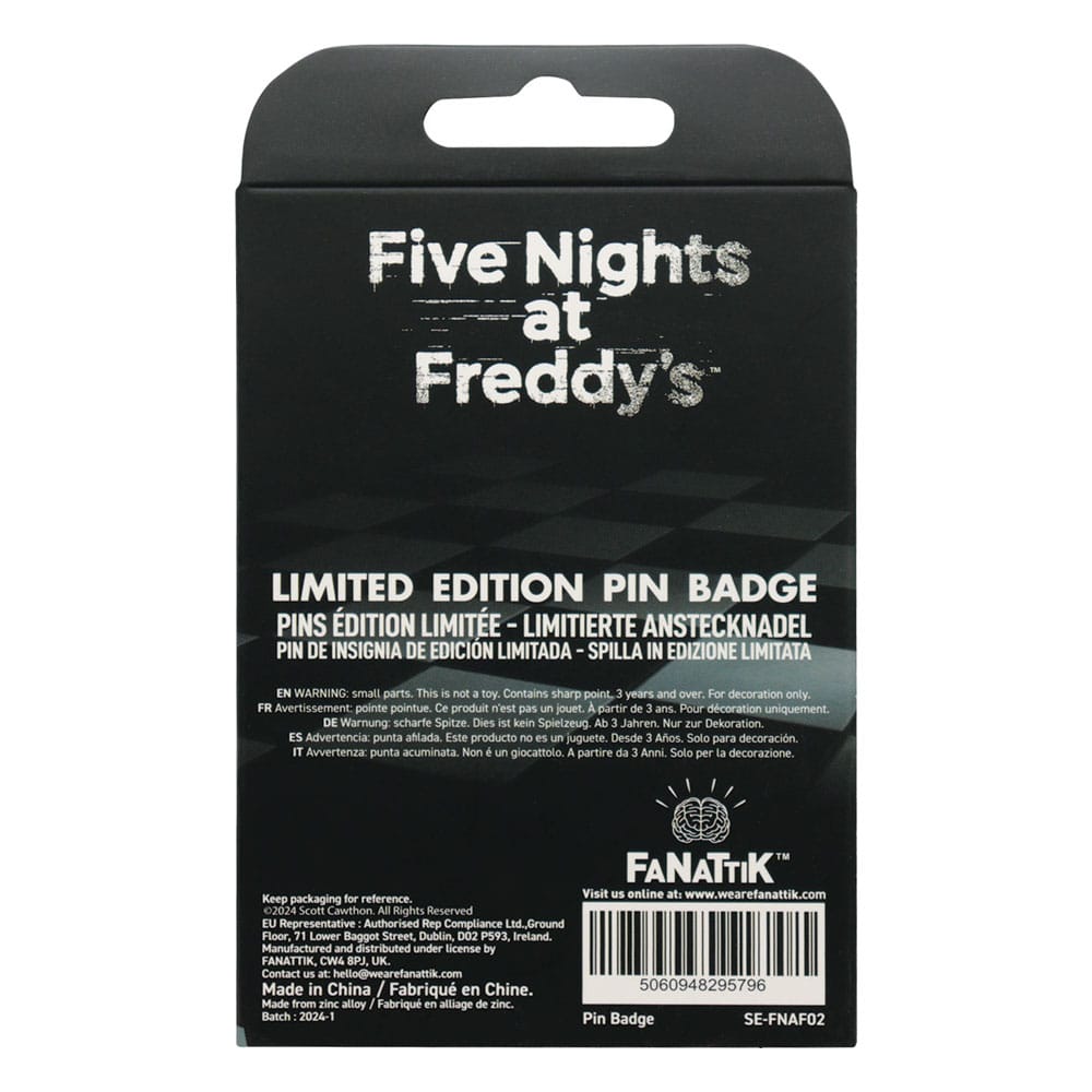 Vijf Nachten bij Freddy's Pin Badge Fazbear Entertainment Limited Edition