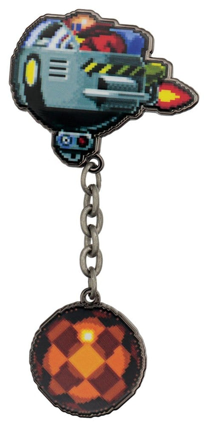 Sonic - The Hedgehog Pin Badge Dr. Eggman Egg Mobile Geketend