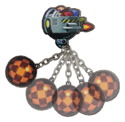 Sonic - The Hedgehog Pin Badge Dr. Eggman Egg Mobile Geketend