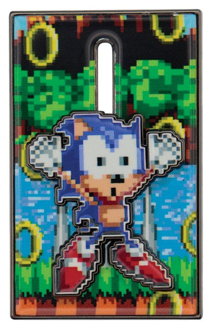 Sonic The Hedgehog Pin-badge beweegt