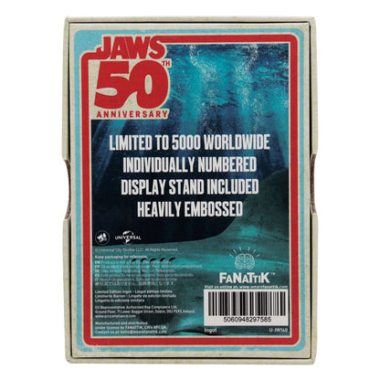 Jaws Ingot 50e verjaardag poster gelimiteerde editie