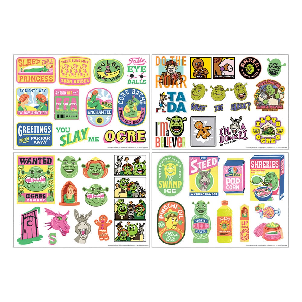 Shrek Tech-stickerpakket