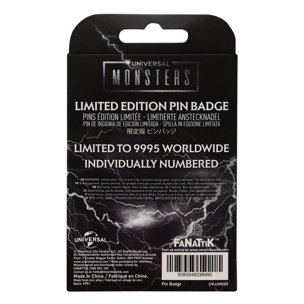 Universele Monsters Pin Badge Limited Edition