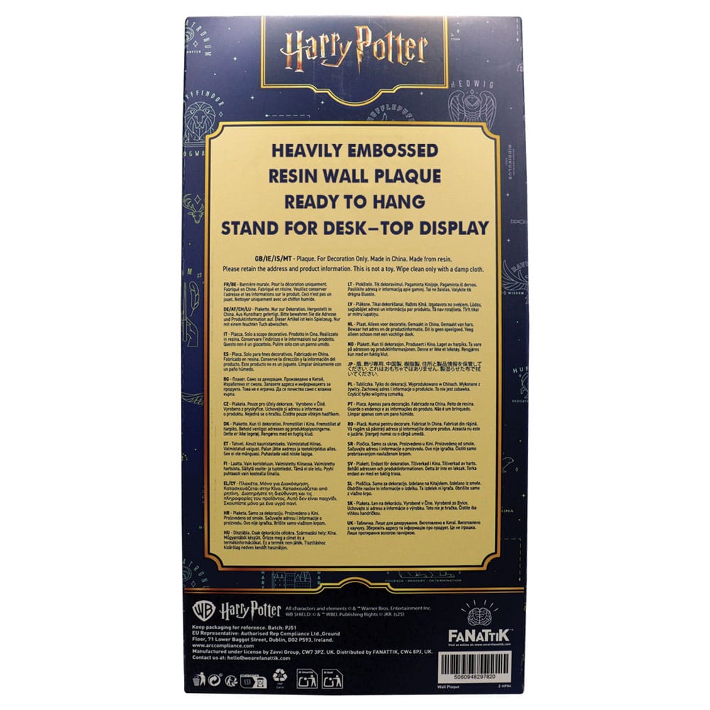 Harry Potter hars plaquette zeemeermin glas-in-loodraam