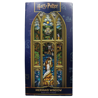 Harry Potter hars plaquette zeemeermin glas-in-loodraam