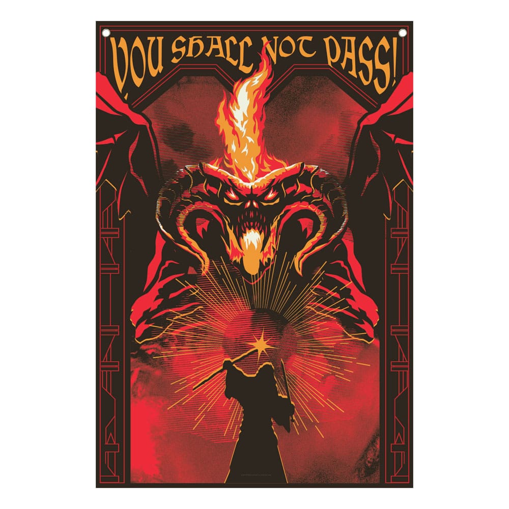 Lord of the Rings Wall Banner U zult niet passeren! 125 x 85 cm