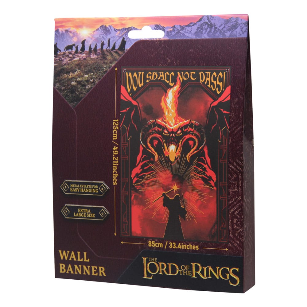 Lord of the Rings Wall Banner U zult niet passeren! 125 x 85 cm