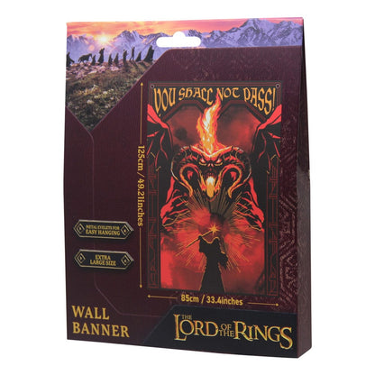 Lord of the Rings Wall Banner U zult niet passeren! 125 x 85 cm
