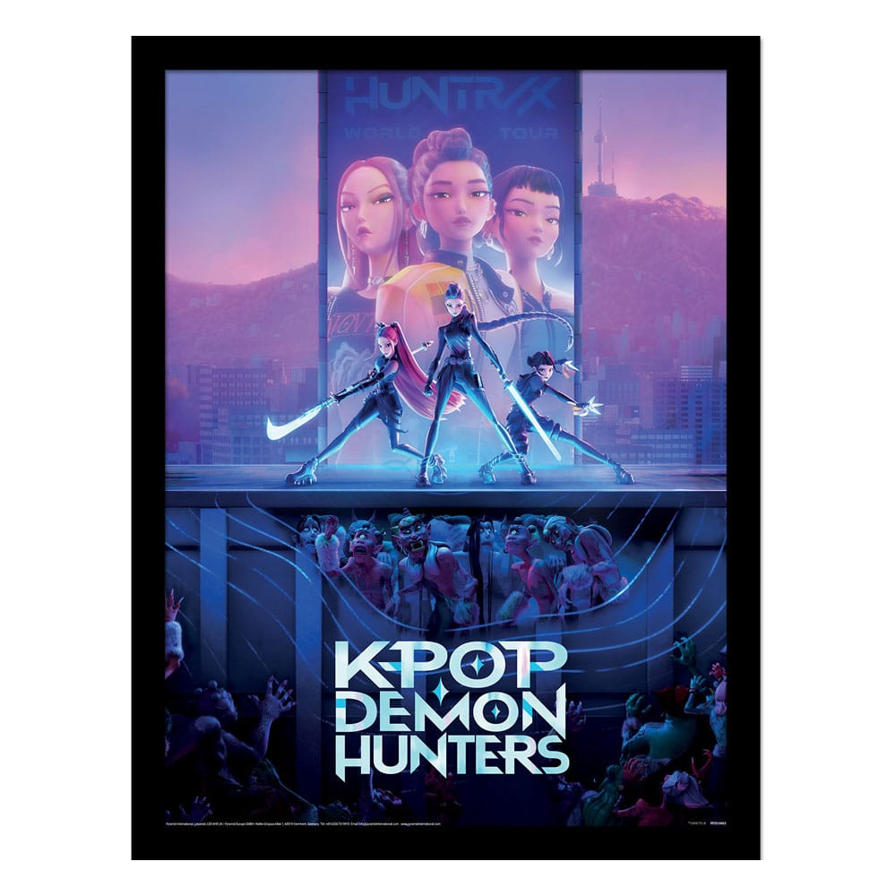 KPop Demon Hunters Collector Print ingelijste poster film sleutel Art