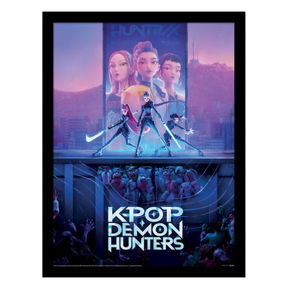 KPop Demon Hunters Collector Print ingelijste poster film sleutel Art