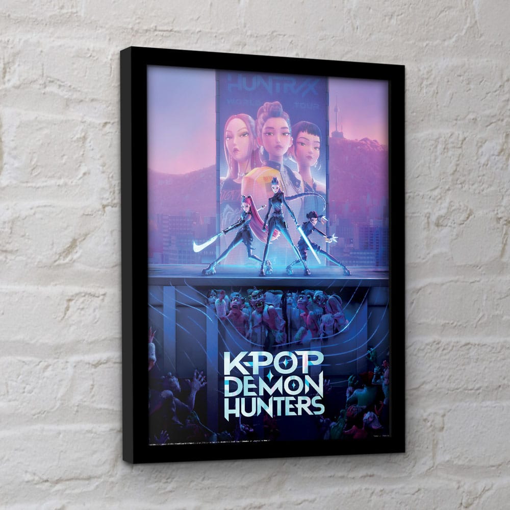 KPop Demon Hunters Collector Print ingelijste poster film sleutel Art