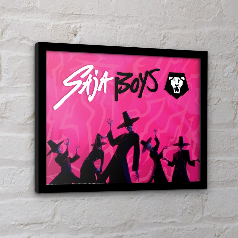 KPop Demon Hunters Collector Print ingelijste poster Saja Boys Idol