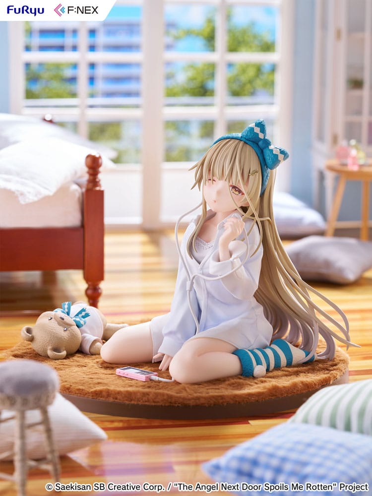 De engel naast de deur verwent me rot F:Nex PVC-beeld 1/7 Mahiru Shiina Relax Ver. 14 cm