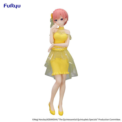 Het typische Quintuplets Trio-try-it PVC-standbeeld Nakano Ichika Pastel Dress ver. 21 cm