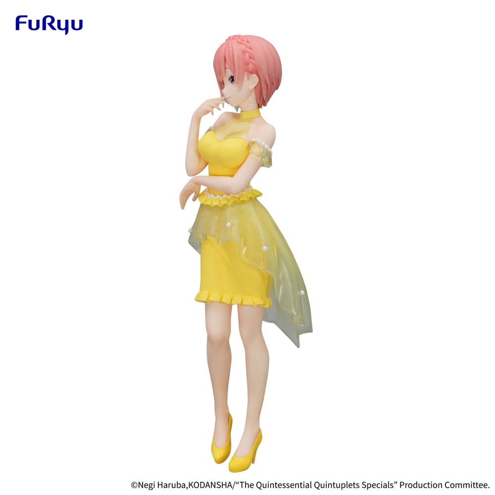 Het typische Quintuplets Trio-try-it PVC-standbeeld Nakano Ichika Pastel Dress ver. 21 cm