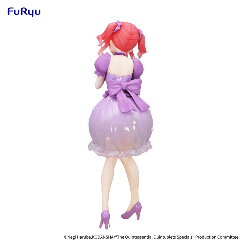Het typische Quintuplets Trio-try-it PVC standbeeld Nakano Nino Pastel Dress ver. 21 cm