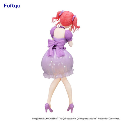 Het typische Quintuplets Trio-try-it PVC standbeeld Nakano Nino Pastel Dress ver. 21 cm