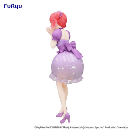 Het typische Quintuplets Trio-try-it PVC standbeeld Nakano Nino Pastel Dress ver. 21 cm