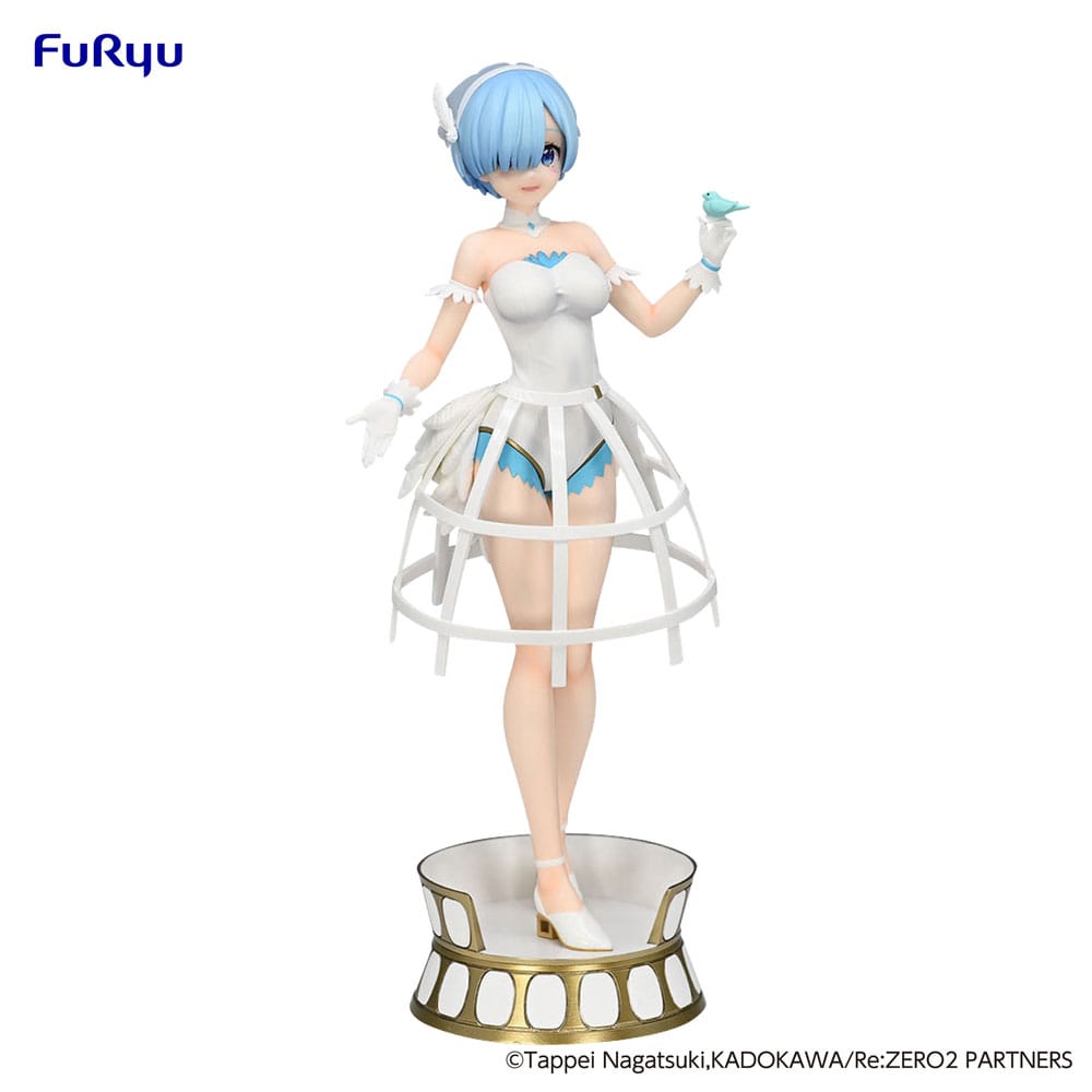 Re: Zero overschrijdt het creatieve PVC -standbeeld Rem Cage -jurk 22 cm