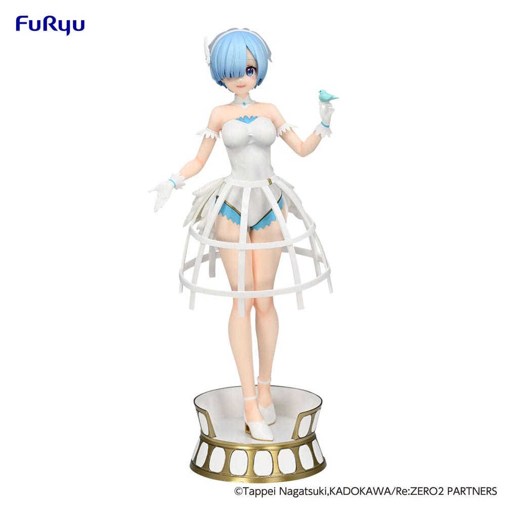 Re: Zero overschrijdt het creatieve PVC -standbeeld Rem Cage -jurk 22 cm