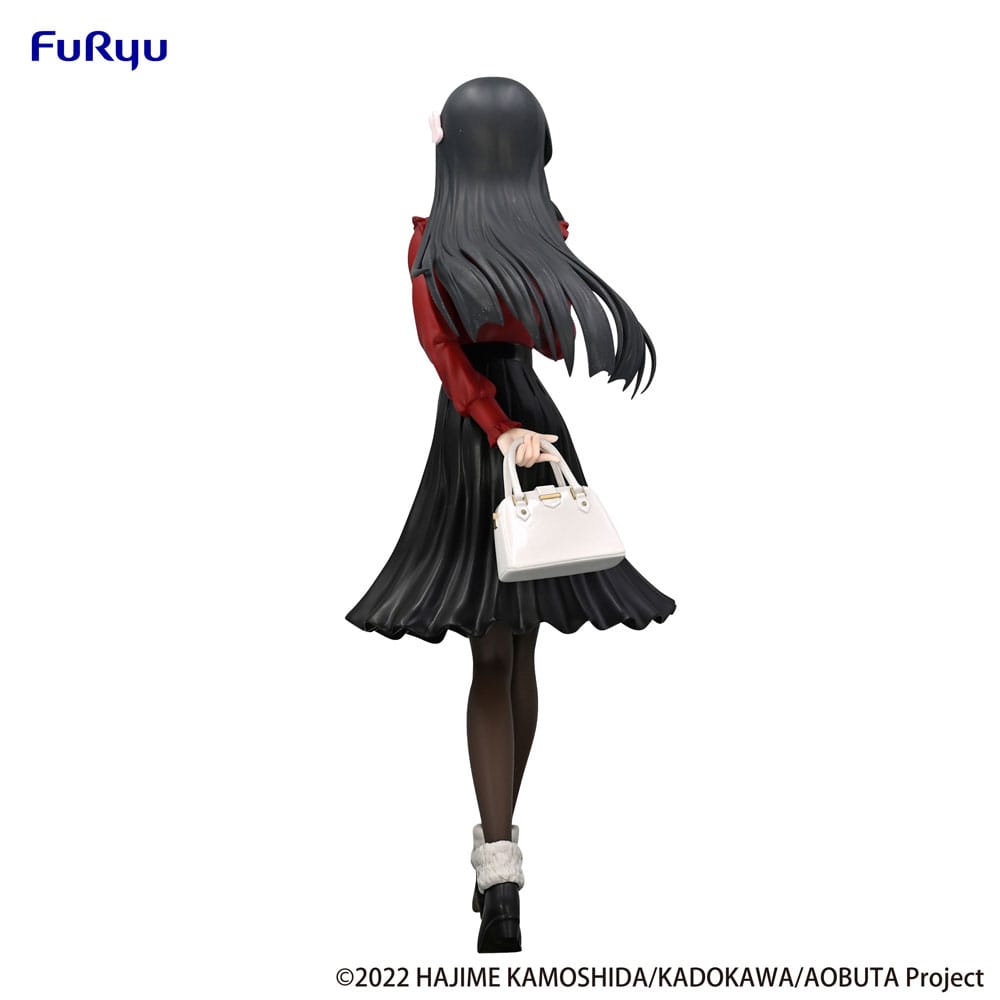 Rascal droomt niet van Bunny Girl Senpai Trio-try-it PVC standbeeld Mai Sakurajima Winteroutfit Ver. 21 cm