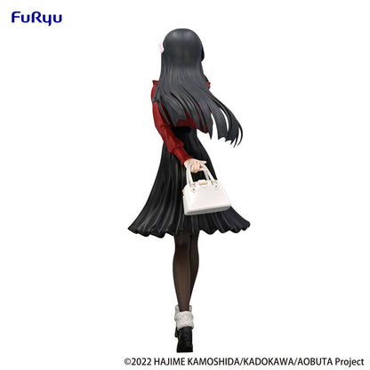 Rascal droomt niet van Bunny Girl Senpai Trio-try-it PVC standbeeld Mai Sakurajima Winteroutfit Ver. 21 cm