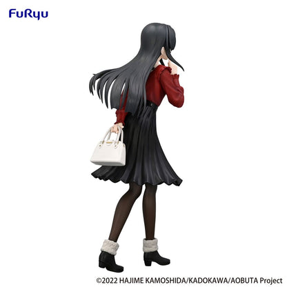 Rascal droomt niet van Bunny Girl Senpai Trio-try-it PVC standbeeld Mai Sakurajima Winteroutfit Ver. 21 cm