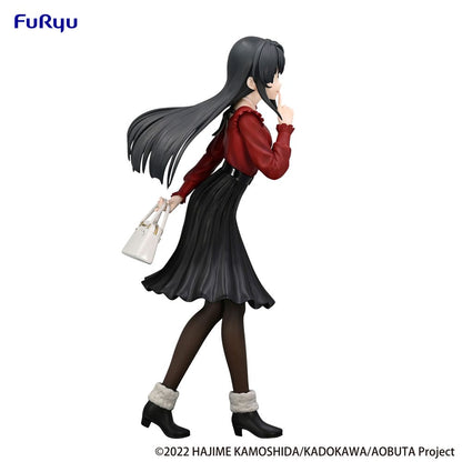 Rascal droomt niet van Bunny Girl Senpai Trio-try-it PVC standbeeld Mai Sakurajima Winteroutfit Ver. 21 cm