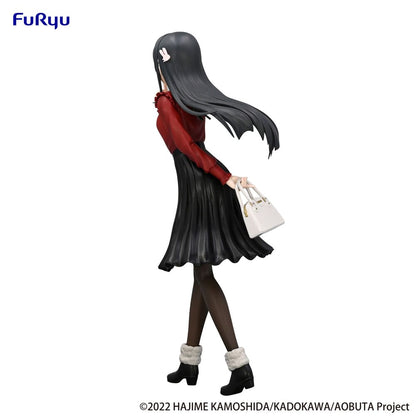 Rascal droomt niet van Bunny Girl Senpai Trio-try-it PVC standbeeld Mai Sakurajima Winteroutfit Ver. 21 cm