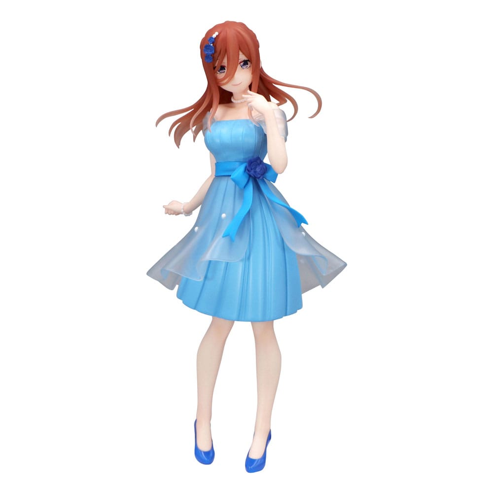 Het typische Quintuplets Trio-try-it PVC-standbeeld Nakano Miku Pastel Dress ver. 21 cm