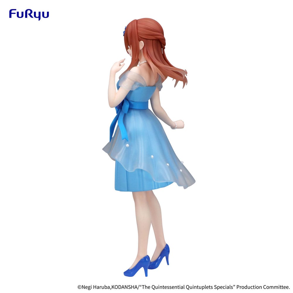 Het typische Quintuplets Trio-try-it PVC-standbeeld Nakano Miku Pastel Dress ver. 21 cm