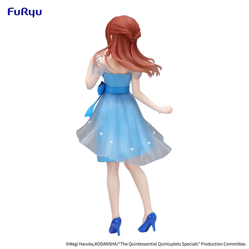 Het typische Quintuplets Trio-try-it PVC-standbeeld Nakano Miku Pastel Dress ver. 21 cm