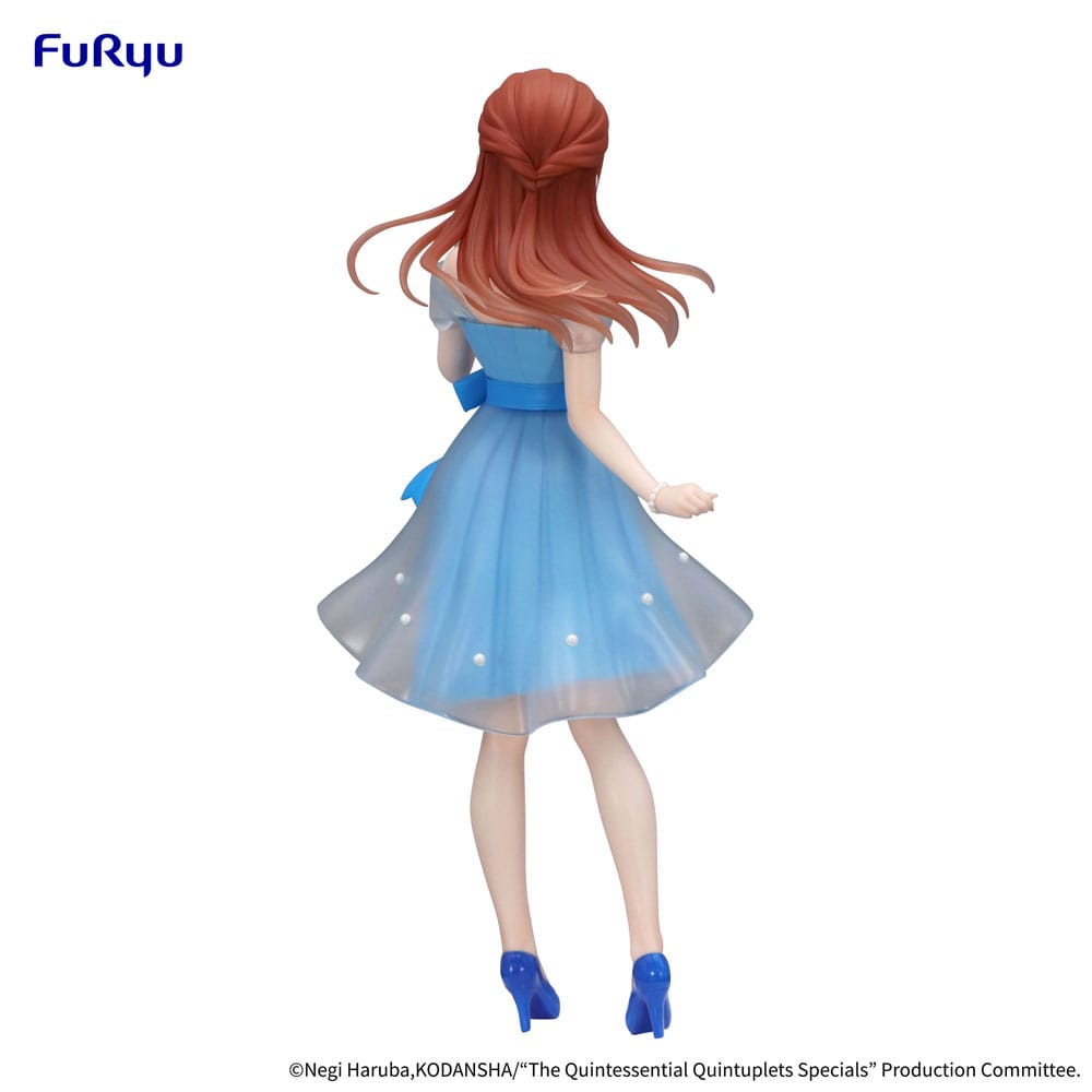 Het typische Quintuplets Trio-try-it PVC-standbeeld Nakano Miku Pastel Dress ver. 21 cm