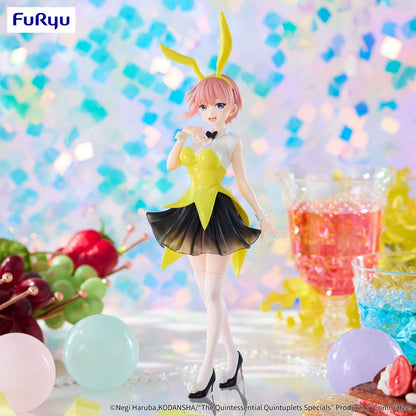 Het typische Quintuplets Trio-try-it PVC standbeeld Nakano Ichika Bunnies ver. Een andere kleur 24 cm