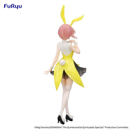 Het typische Quintuplets Trio-try-it PVC standbeeld Nakano Ichika Bunnies ver. Een andere kleur 24 cm