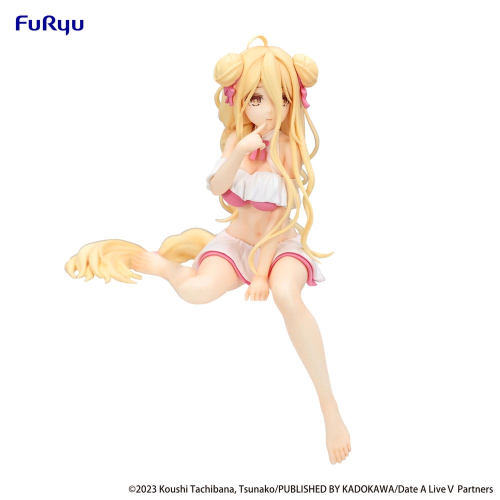 Datum een ​​live V noedelstopper PVC -standbeeld Mukuro Hoshimiya Swimsuit ver. 13 cm