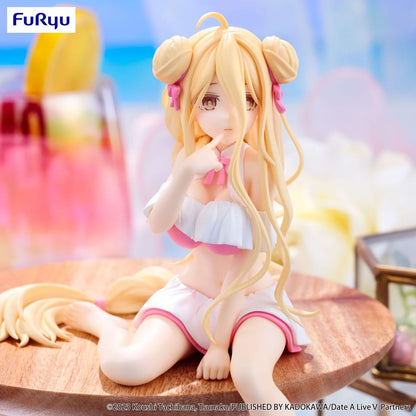 Datum een ​​live V noedelstopper PVC -standbeeld Mukuro Hoshimiya Swimsuit ver. 13 cm