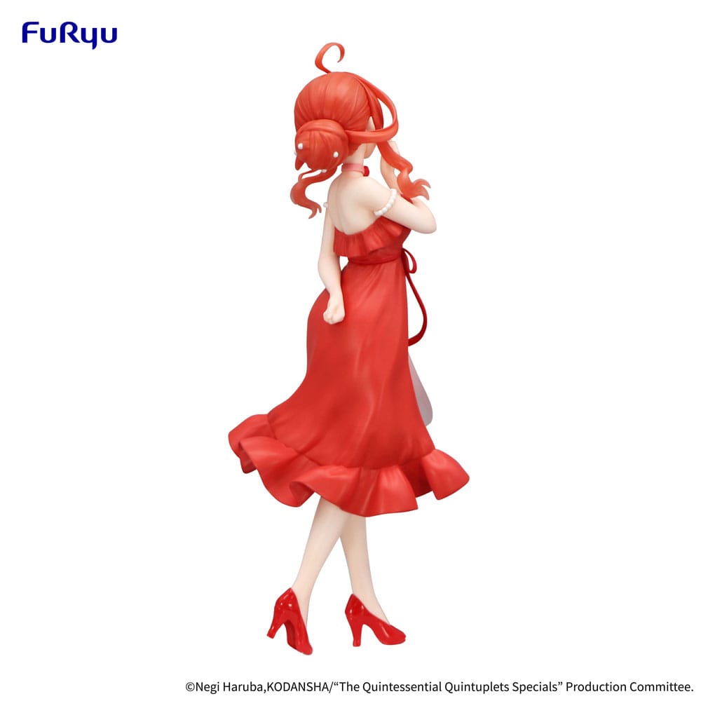 Het typische Quintuplets Specials-trio-try-it PVC standbeeld Itsuki Nakano Pastel Dress ver. 22 cm