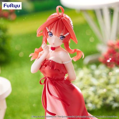 Het typische Quintuplets Specials-trio-try-it PVC standbeeld Itsuki Nakano Pastel Dress ver. 22 cm