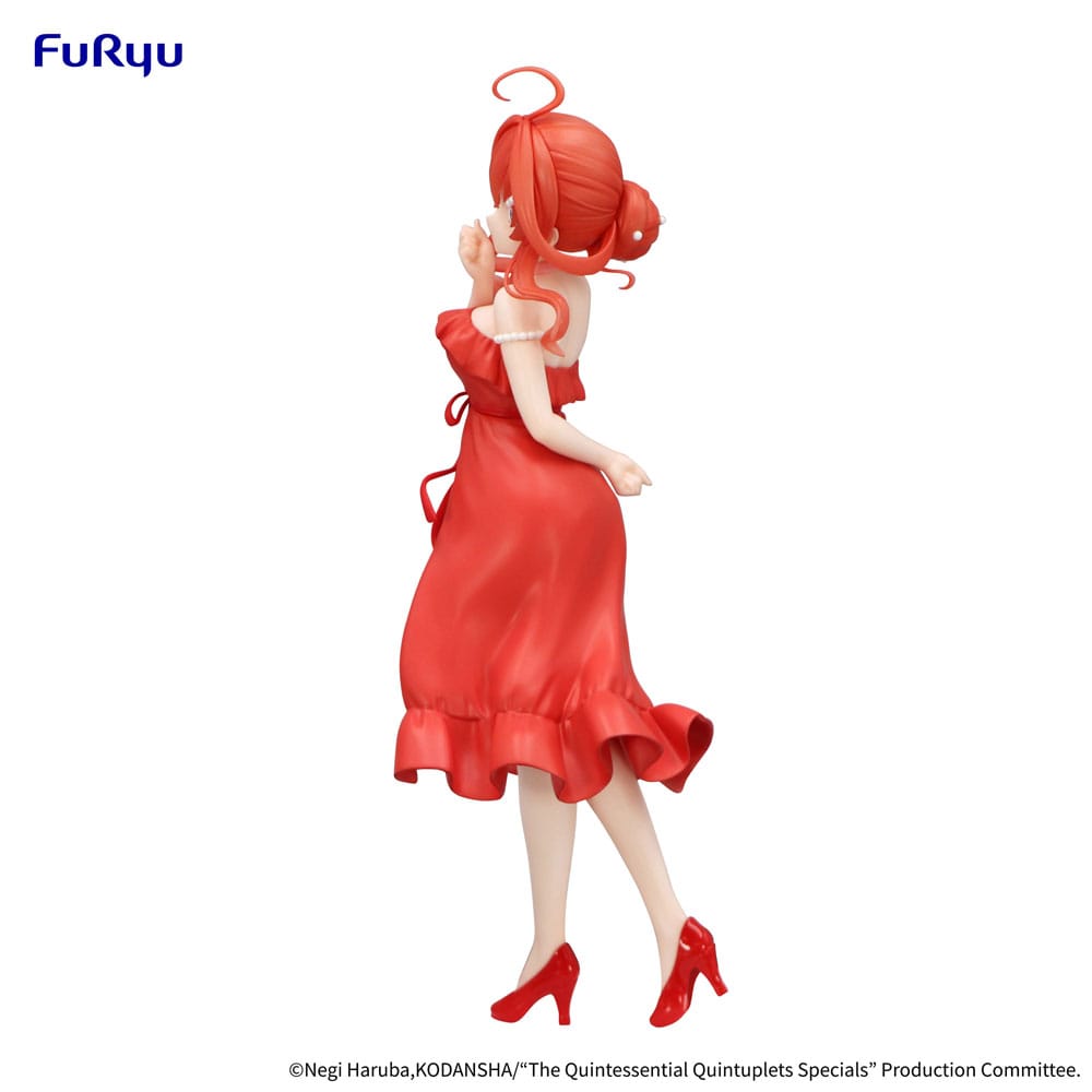Het typische Quintuplets Specials-trio-try-it PVC standbeeld Itsuki Nakano Pastel Dress ver. 22 cm