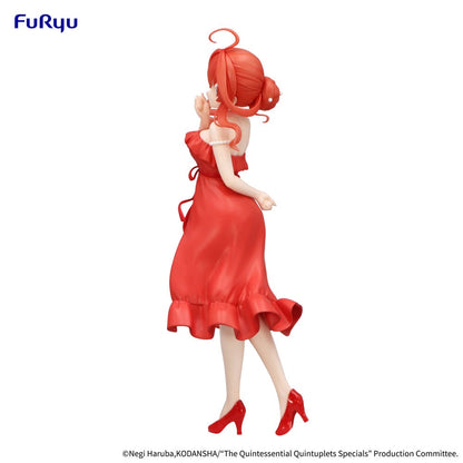 Het typische Quintuplets Specials-trio-try-it PVC standbeeld Itsuki Nakano Pastel Dress ver. 22 cm