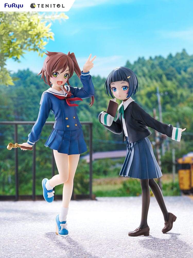 Train naar het einde van het World Tenitol PVC -standbeeld Akira Shinonome 20 cm