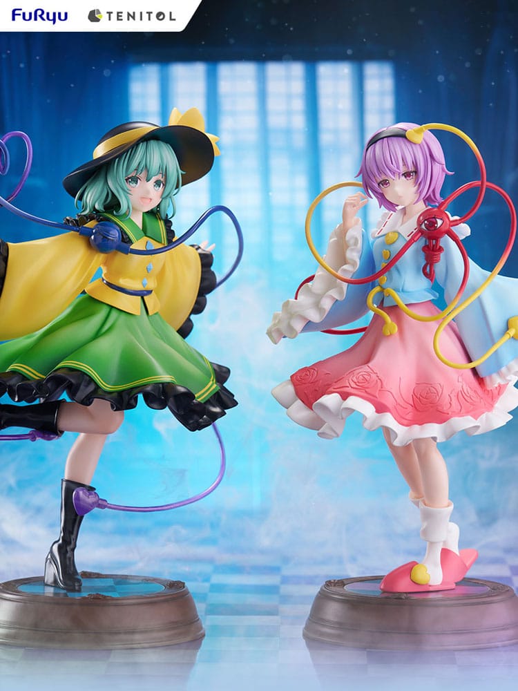 Touhou Project Tenitol Pvc Statue Koishi Komeiji & Satori Komeiji 22 cm