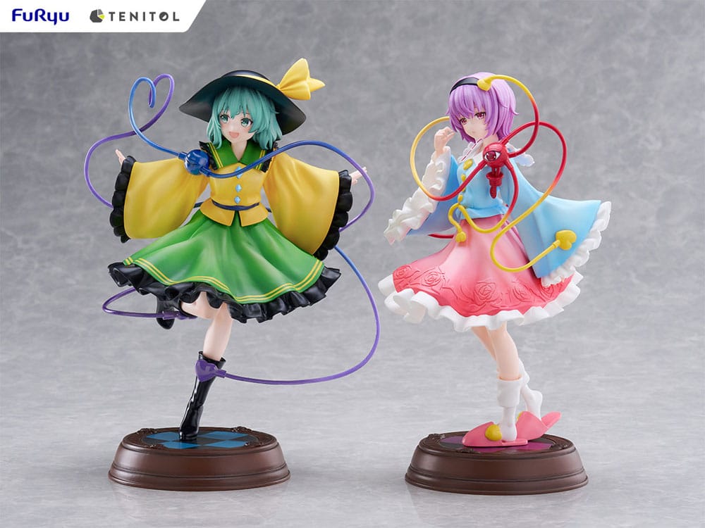 Touhou Project Tenitol Pvc Statue Koishi Komeiji & Satori Komeiji 22 cm