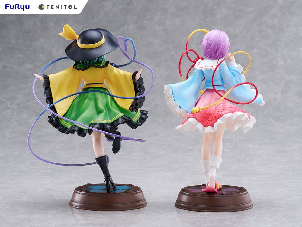 Touhou Project Tenitol Pvc Statue Koishi Komeiji & Satori Komeiji 22 cm