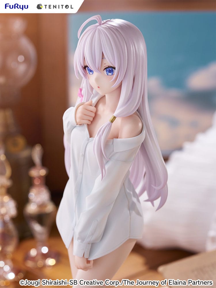 Wandering Witch: The Journey of Elaina Tenitol Hoog PVC-beeld Elania Shirt Ver. 30 cm